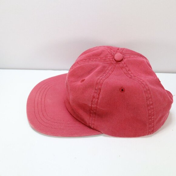 Lot VINTAGE Polo Ralph Lauren Hat Cap Strap Back Red Pony White Script Blue Logo - Picture 2 of 10